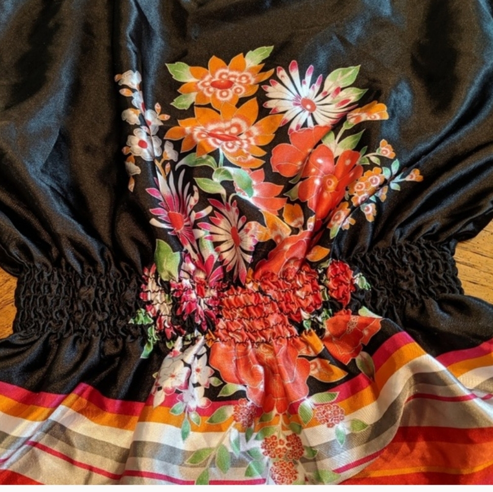 Speechless Silky Flowers Blouse